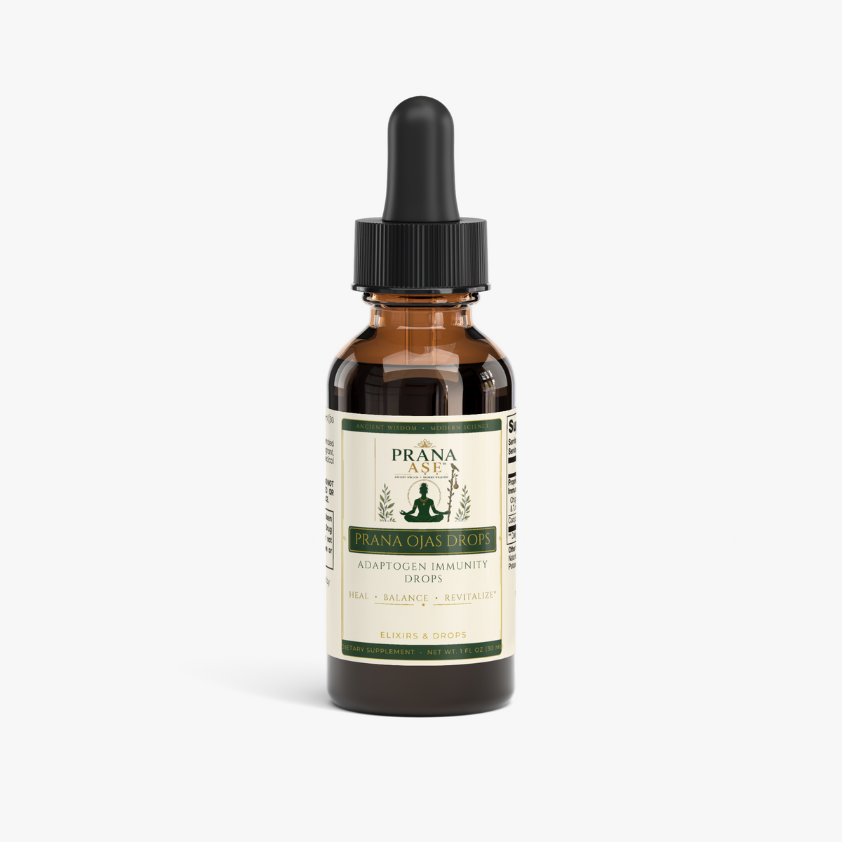 Prana Ase Immune Defense Drops — Multi-Mushroom Complex