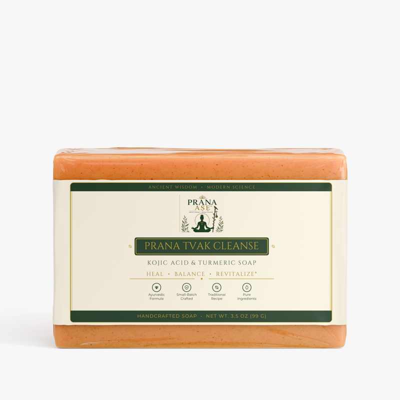 Prana Ase Even Tone & Golden Glow — Kojic Acid Turmeric Bar