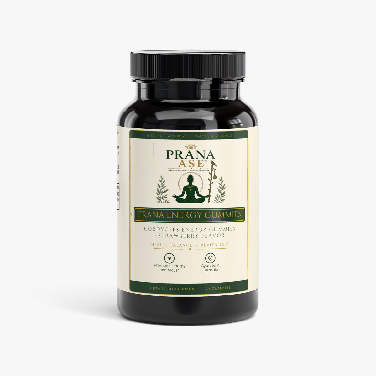 Prana Ase Energy & Endurance — Cordyceps Mushroom Gummies