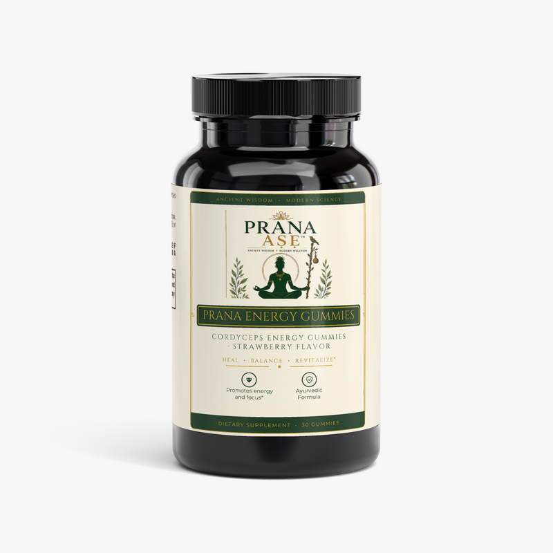 Prana Ase Energy & Endurance — Cordyceps Mushroom Gummies
