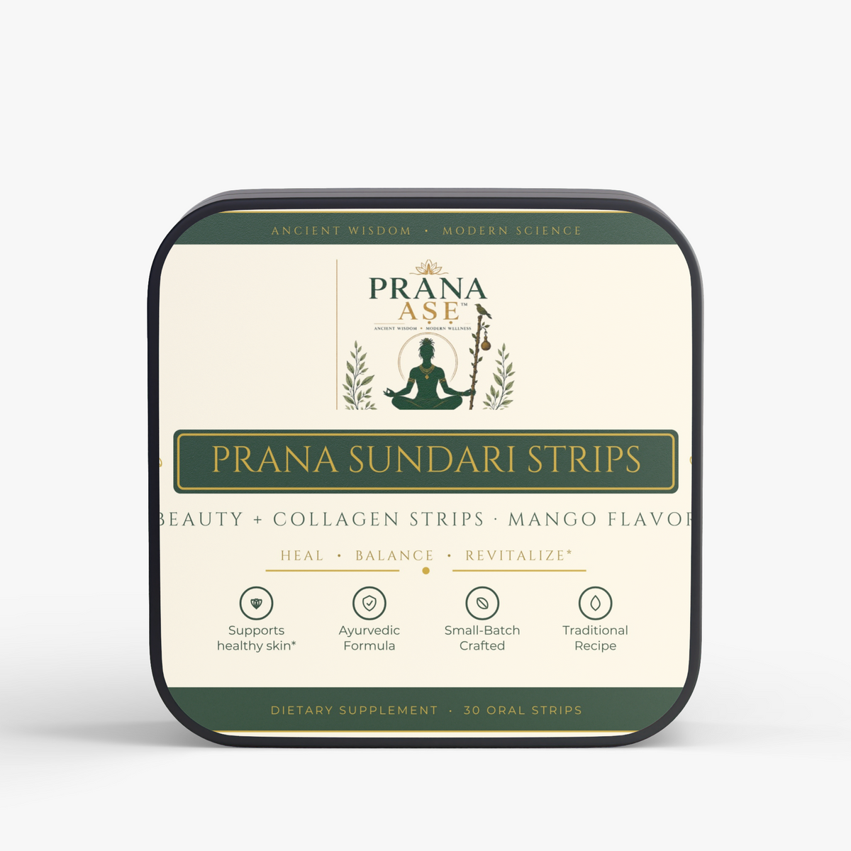 Prana Ase Skin, Hair & Beauty — Collagen & Vitamin E Strips