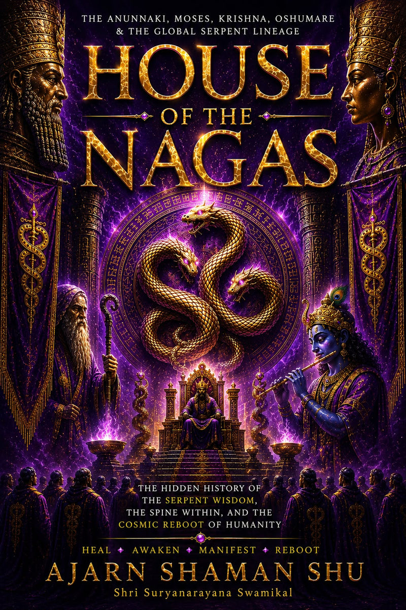 House of the Nagas: The Hidden History of the Serpent Wisdom — The Anunnaki, Moses, Krishna, Oshumare, and the Global Serpent Lineage of the Spine, the Kundalini, and the Cosmic Reboot of Humanity