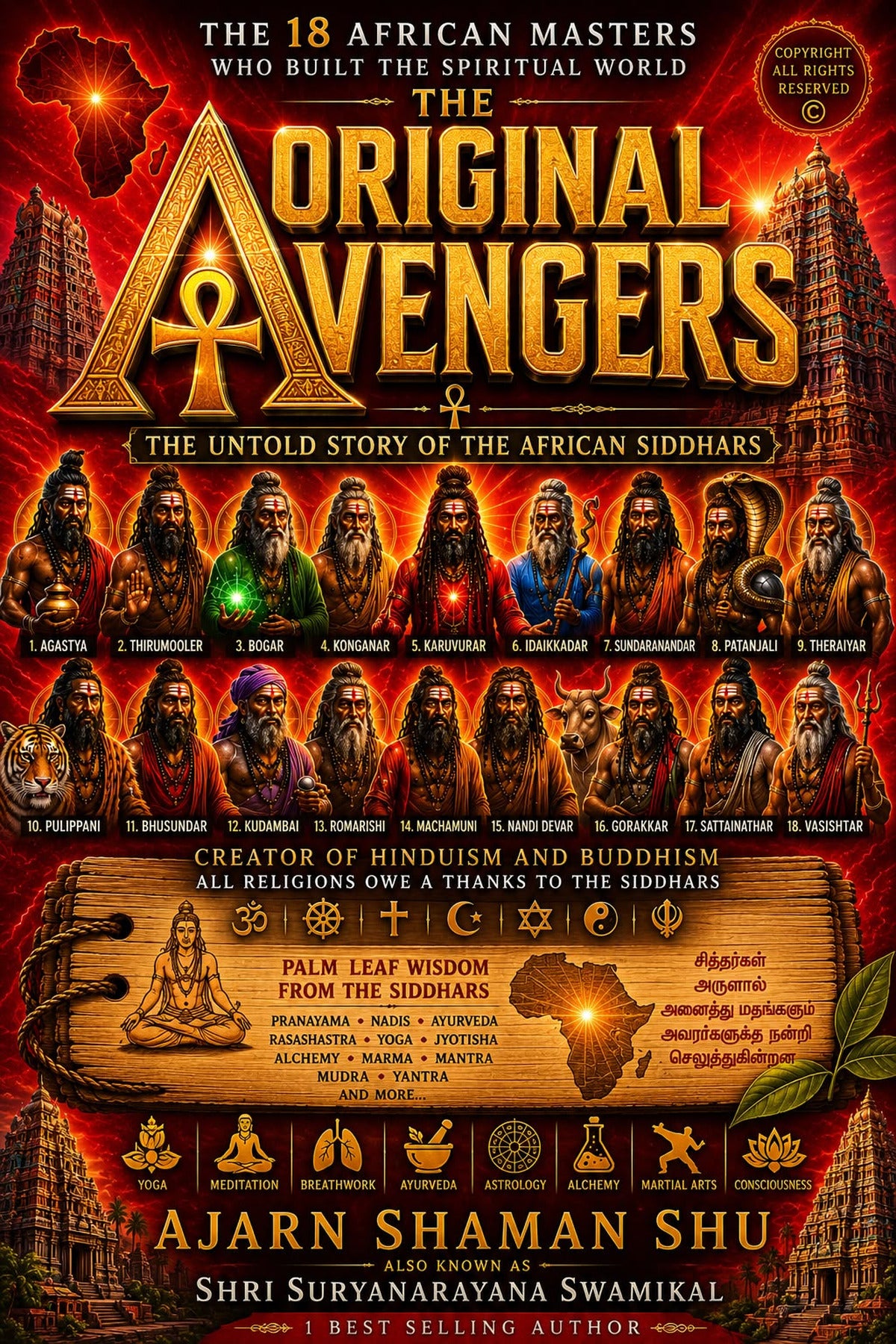 The Original Avengers: African Siddhars — The Eighteen Perfected Masters, the Tamil Record, and the Lineage Behind the Legend